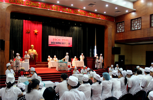 Hội thi tay nghề điều dưỡng Viện Bỏng Quốc gia năm 2015